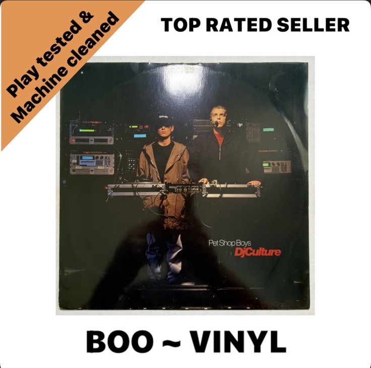 Pet Shop Boys DJ Culture 12"" Vinyl Record VG+ / VG+