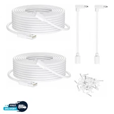 Micro USB Camera Extension Cable for Wyze, [2-Pack, 30Ft] Power Extension Cord f
