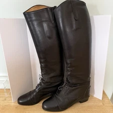 ARIAT CHAMPION PERFORMANCE FIELD Riding BOOT Black Pull On Women Size 9.5 FLAW