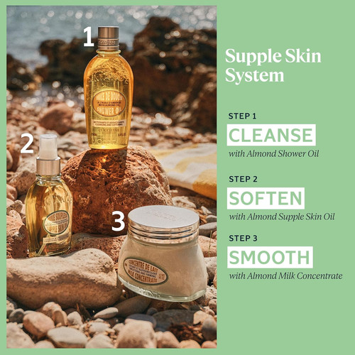 L'Occitane Cleansing & Softening Almond Shower Oil: 8.4 Fl Oz (Pack of 1) - Picture 6 of 7
