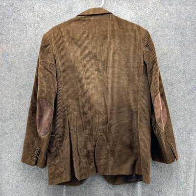 Brioni Blazer Mens 44 Brown Cotton Corduroy Sport Coat Jacket