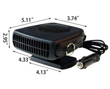 Car Windshield Heating Cooling Fan 12V 200W Quick Heater Defroster Demister