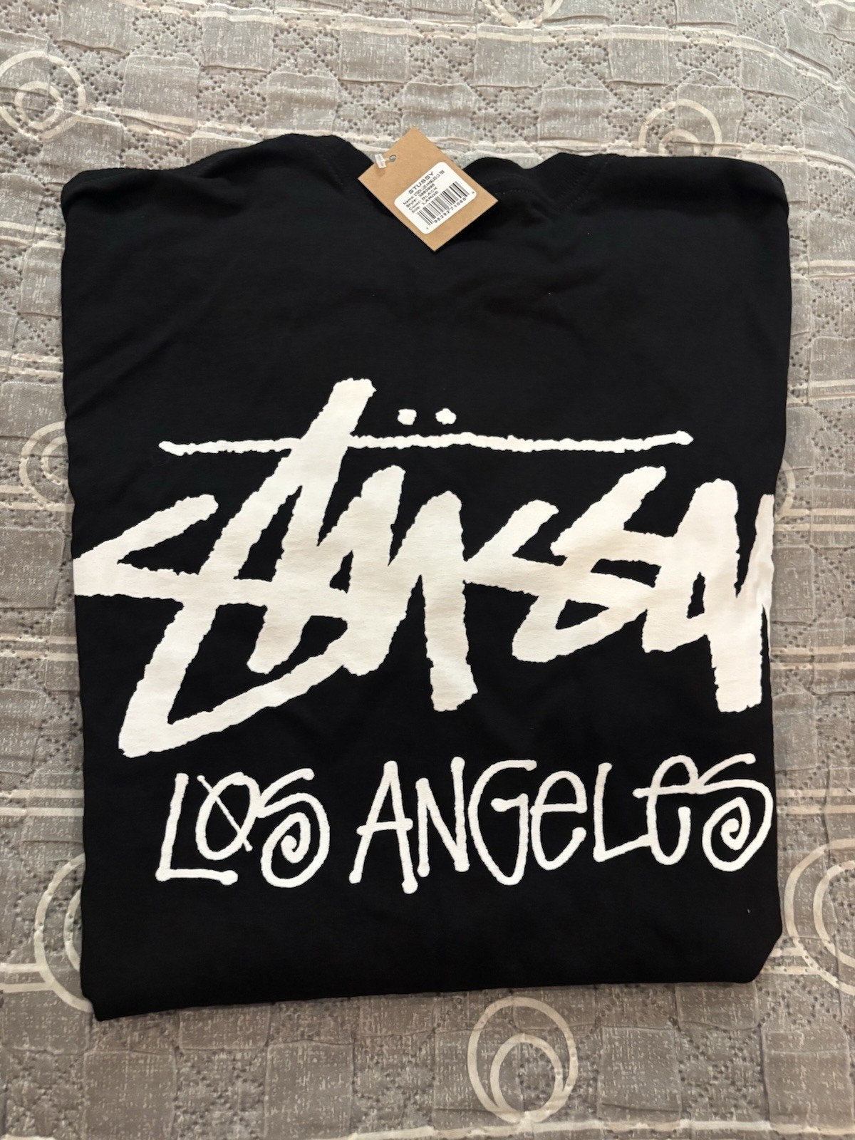 Stussy Los Angeles Chapter Black Long Sleeve (Black,L Size) image 4