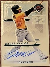 2023 Panini Prospect Edition Myles Naylor Auto Gold Prospect Edition 1 Of 1 Mint