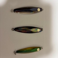 Metal jig, multicolor, glossy finish