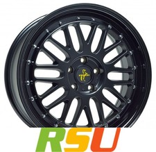 Keskin KT22 Retro matt black painted 8x18" ET30 LK5 100 ML 57.1 Alufelgen 18 ...