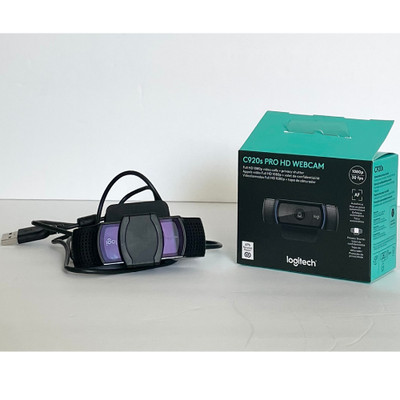 Logitech C920s Pro HD 1080p Webcam with Privacy Shutter - Black