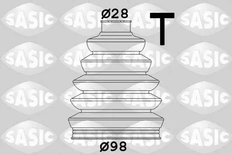 Drive shaft CV joint boot Wheel Side Thermoplast 1906028 SASIC for VW AUDI OPEL