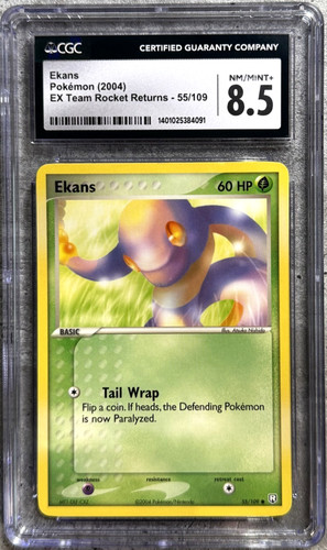 Ekans graded CGC 8.5 for sale on eBay