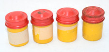 Kodak Aluminum Metal 35mm Film Canisters w/Lids Lot Of 4