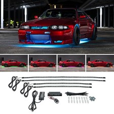 Ledglow 4pc Bluetooth Million Color Led Flexible Car Underbody Lighting Kit Ledglow 4pc Bluetooth Million Color Led Flexible Car Underbody Lighting Kit