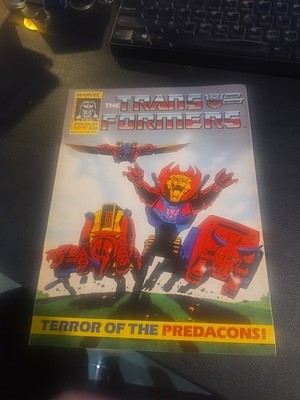 THE TRANSFORMERS # 97 MARVEL COMICS UK 1987 PREDACONS Higher Grade 
