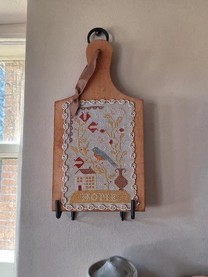 Handmade Cross Stitch Primitive Finished Piece