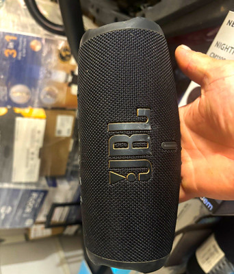 JBL Charge 4 Portable Bluetooth Portable Speaker, Black/Blue
