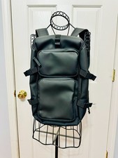 RAINS BLACK WATER RESISTANT TRAIL CARGO BACKPACK W3 TRAVEL OFFICE UNISEX 170