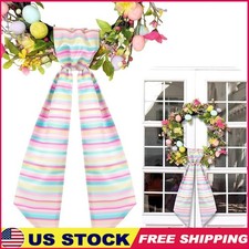 Multicolor Wreath Sash Durable Polyester Seasonal Decor Home Garden Events New