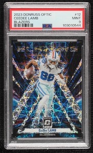 2023 Panini Donruss Optic Blazers CeeDee Lamb #12 PSA 9 MINT
