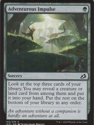 Adventurous Impulse 142 Common Ikoria: Lair of Behemoths Lightly Played