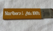 Vintage Marlboro Lights 100s Cigarettes By Philip Morris Gold Box Cutter,Opener