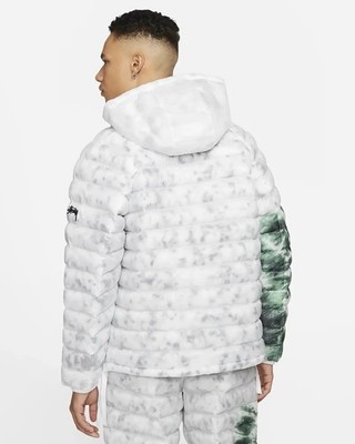 Stussy x Nike Insulated Pullover Jacket 'White Gorge Green' DC1084