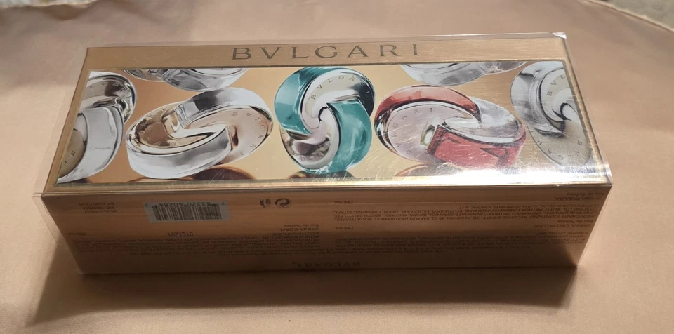 Nuevo BVLGARI The Omnia Monedero Colección 3 Piezas Set de Regalo Foto 2 de 3
