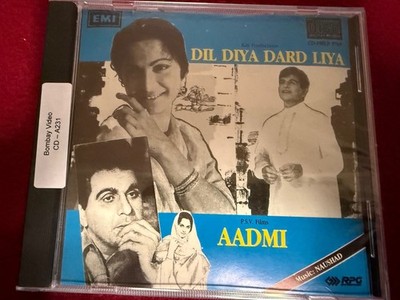 RARE Bollywood CD Dil Diya Dard Liya / Aadmi - EMI 1993 UK Made - BRAND NEW Thi