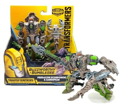 Transformers Buzzworthy Bumblebee Predacon Scorponok & Sandspear 5'' Figure NIP