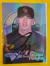 2002 Bowman's Best Autograph #117 Colin Young RC - Colorado Rockies