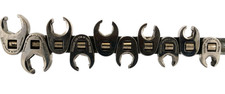 Snap On Crowfoot Wrench Set 10pc USA 3/8" Drive, 9 - 18mm, FRHM9 - FRHM18