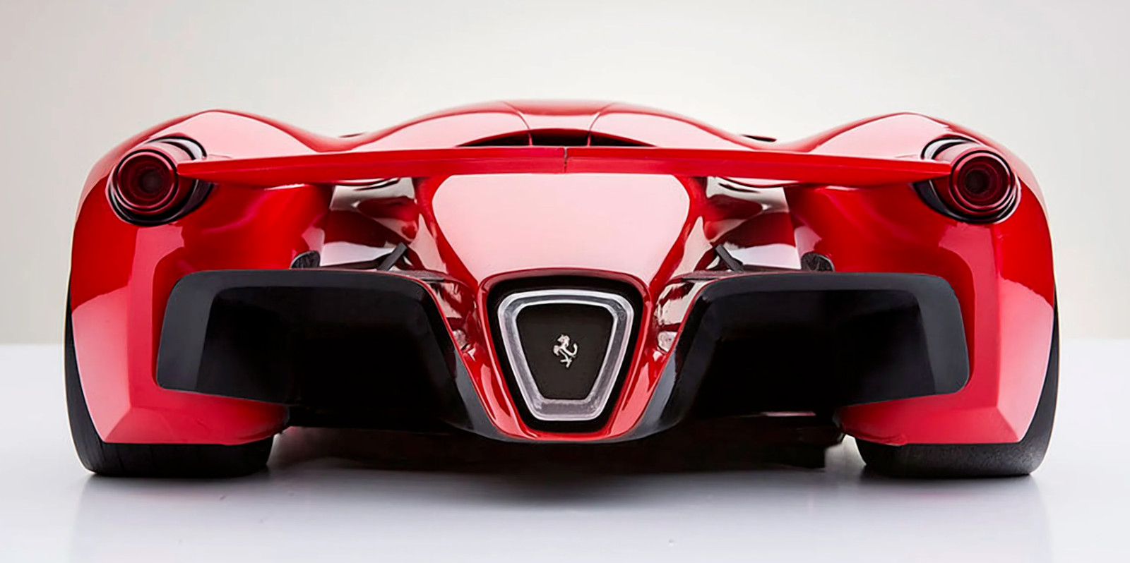FERRARI Race Car Racing Hypercar Concept Red Custom Built LARGE 1:12SCALE MODEL