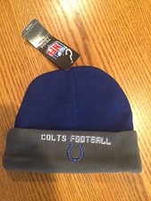 Indianapolis Colts NFL Youth Team Color Winter Hat, New With Tags