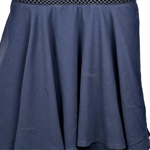 Windsor Dark Navy Elegant Formal Evening Maxi Dress V-Neck Lace Layered Ruffle S - Picture 9 of 11