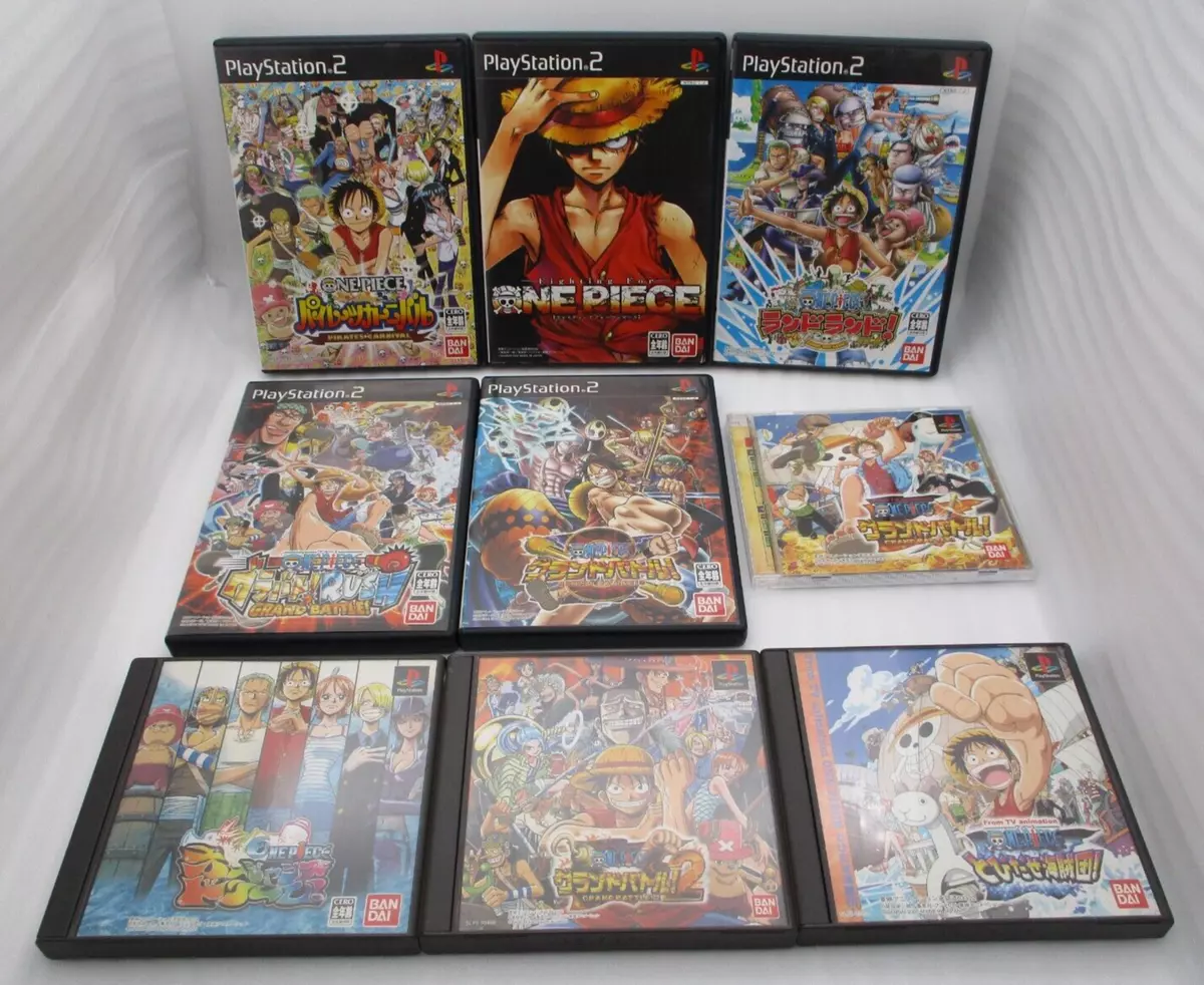 PS1 PS2 ONE PIECE 9Game Grand Battle Oceans Dream Kaizokudan