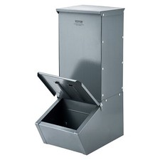 Hog Feeder 2.2 Bushel Metal Double Door Pig Feeder Feeding up to 5 Hogs