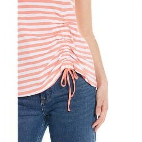 Time and Tru Women's Front Cinch Tank 2-pack Size M Black/Orange --Z1 - Picture 3 of 4