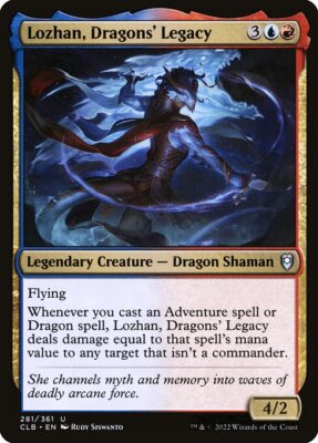 [MTG] Lozhan, Dragons' Legacy (281) (CLB) NM