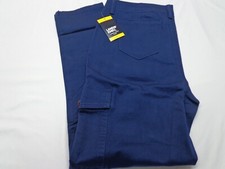 Lands' End Women's Cargo Chino Pant Deep Sea Navy Blue  Size 8 NEW