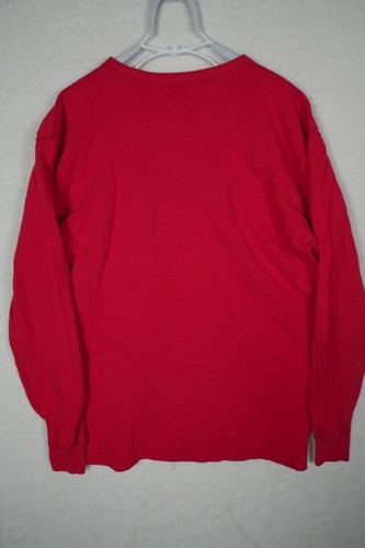 LL Bean Red River Driver's Vintage Large Henley Long Sleeve Shirt - Picture 3 of 7