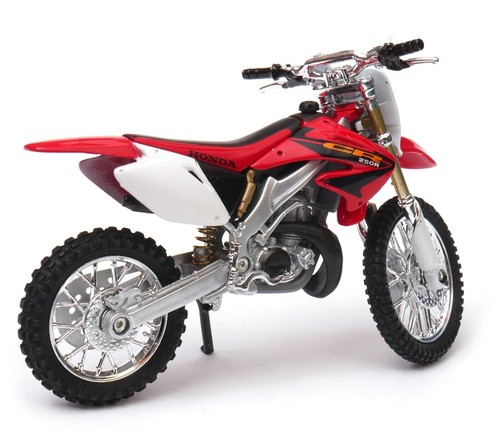 Honda CR250R Japanese Motorcycle Motorcross Model Diecast 1:18 Scale Welly - Picture 3 of 6