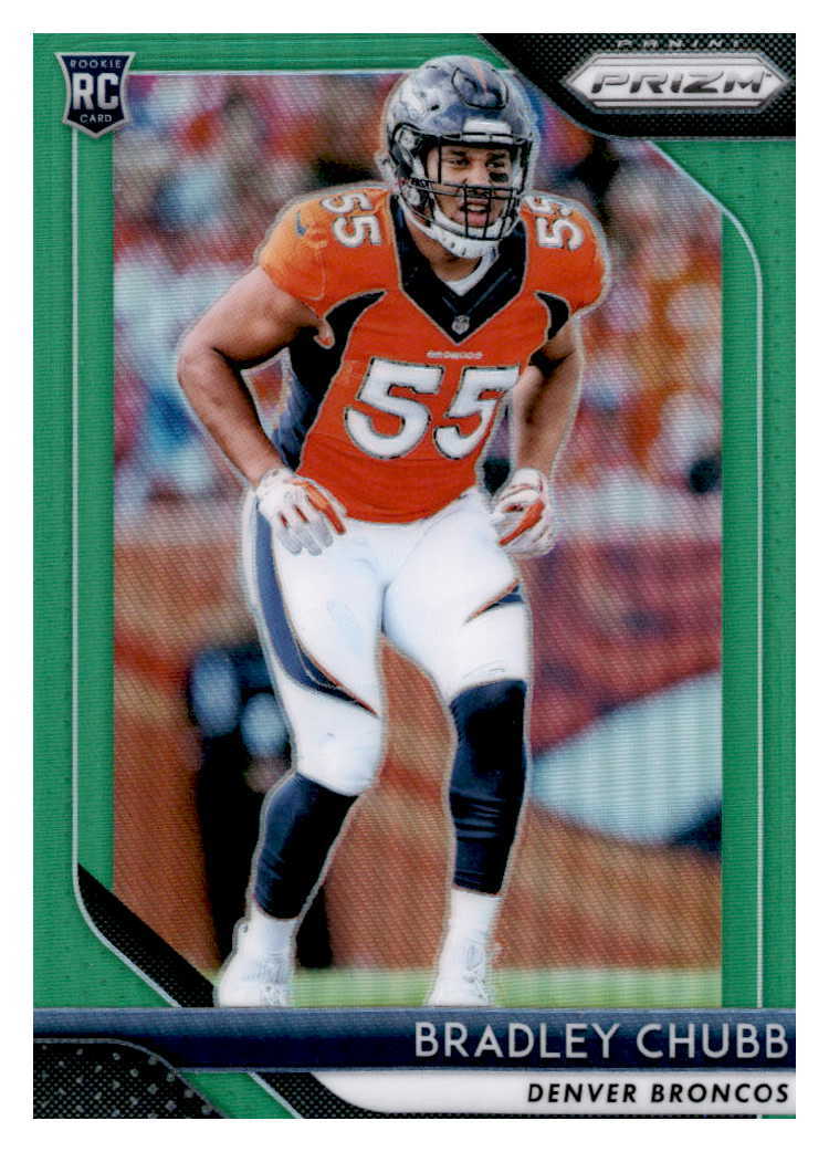 2018 Panini Prizm Prizm Green Bradley Chubb 204