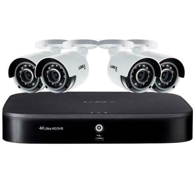 LOREX 4K ULTRA HD 8 CHANNEL SECURITY SYSTEM W/ 2 TB DVR *DM