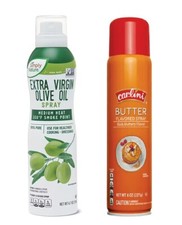 Non GMO Extra Virgin Olive Oil Spray, 4.7 fl oz. Butter Cooking Spray, 8 oz