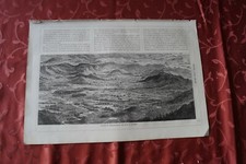 IKC 1870/71 Zeitungsdruck 78 Landkarte Metz Saarbrücken 