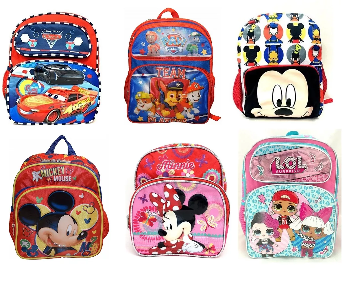 Little Boys Toddler PreK School Backpack Cute Cartoon Book Bag