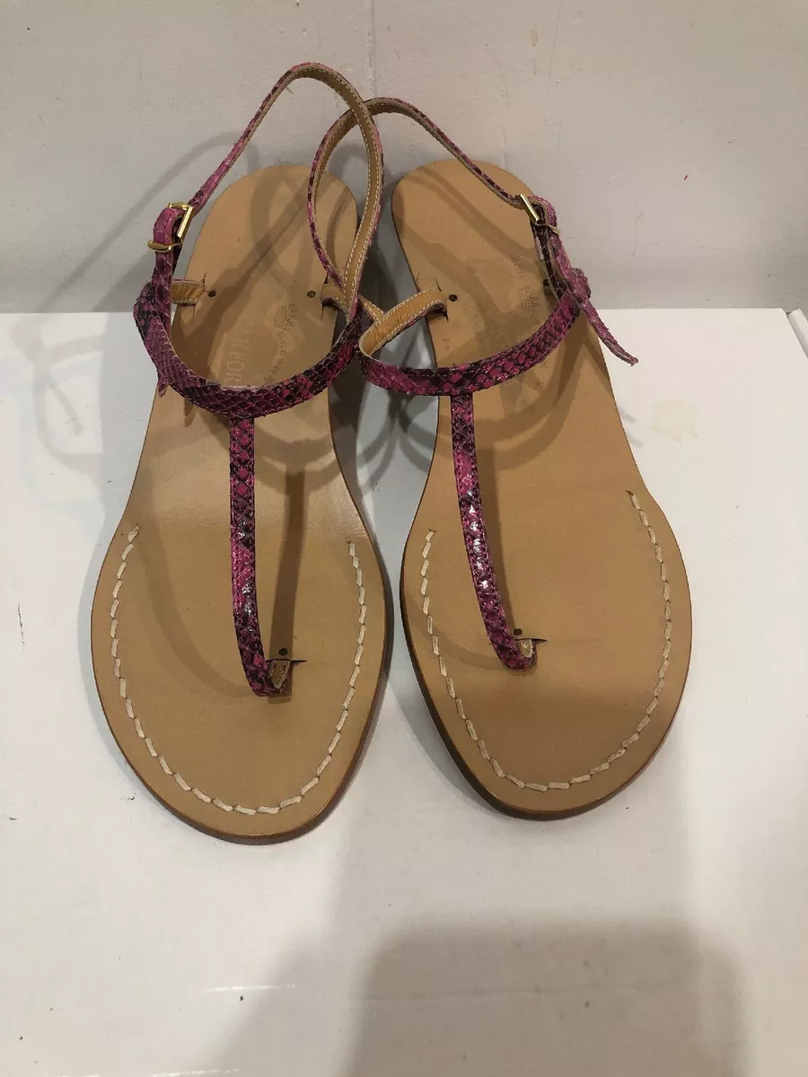 Amedo Canfora Capri Gail Wedge Sandal US 8.5/9 Hand Made Italy