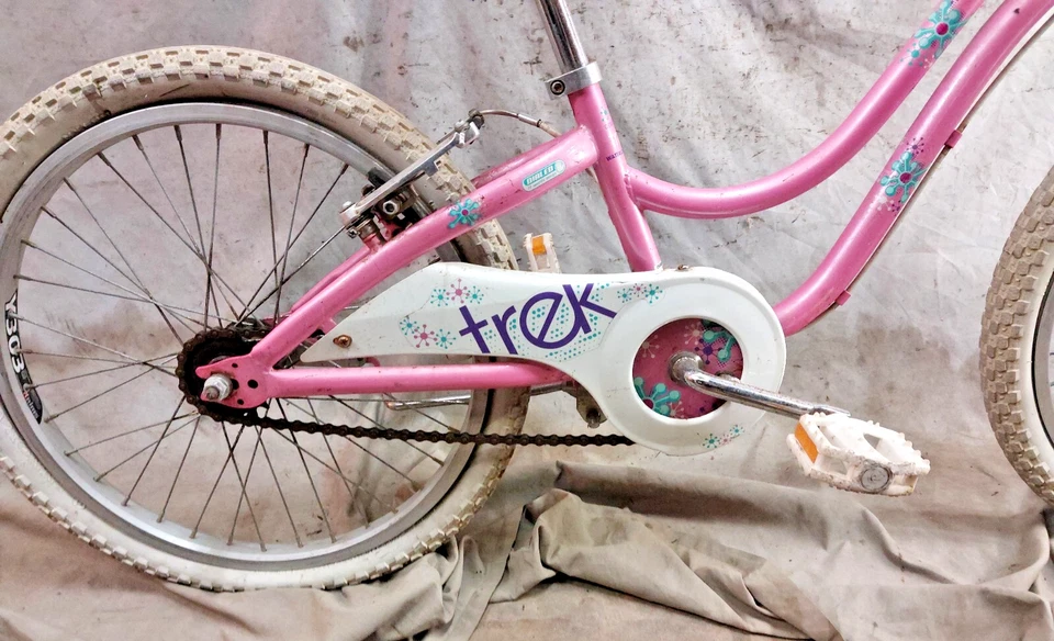 Bicicleta Trek Mystic 2010 20" para niños de una sola velocidad SS montaña rusa/frenos en V rosa niñas pequeña Foto 3 de 4