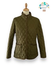 Joules Womens Jacket Long Sleeve Khaki Size 12 Sp24-23