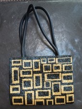 Evening Treasures Handbag Nordstrom Vintage 2012 Beaded Black Gold Formal New