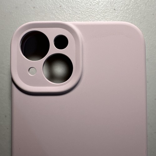 Case For iPhone 14 Soft Silicone Phone Cover Pink W/3 Screen Protectors - 第 2/8 張圖片