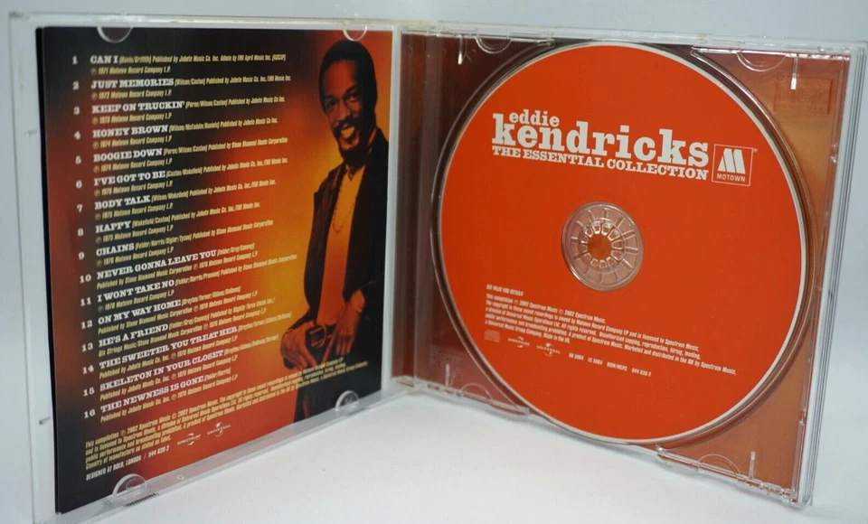Eddie Kendricks : The Essential Collection CD Album - The Temptations - RARE - Image 3 of 3